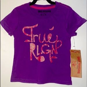 Toddler Girls Purple Shirt